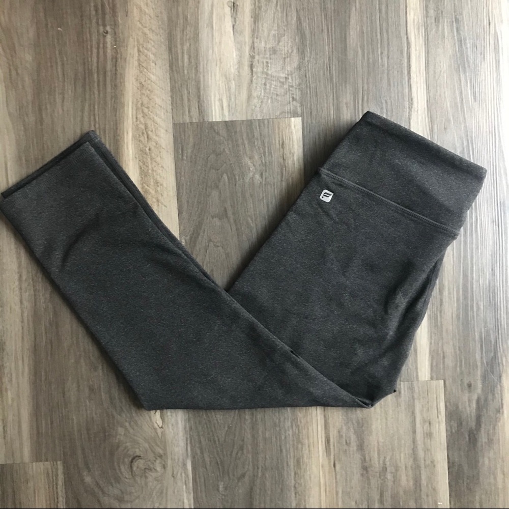 BOGO Dark Grey Fabletics Capri Leggings